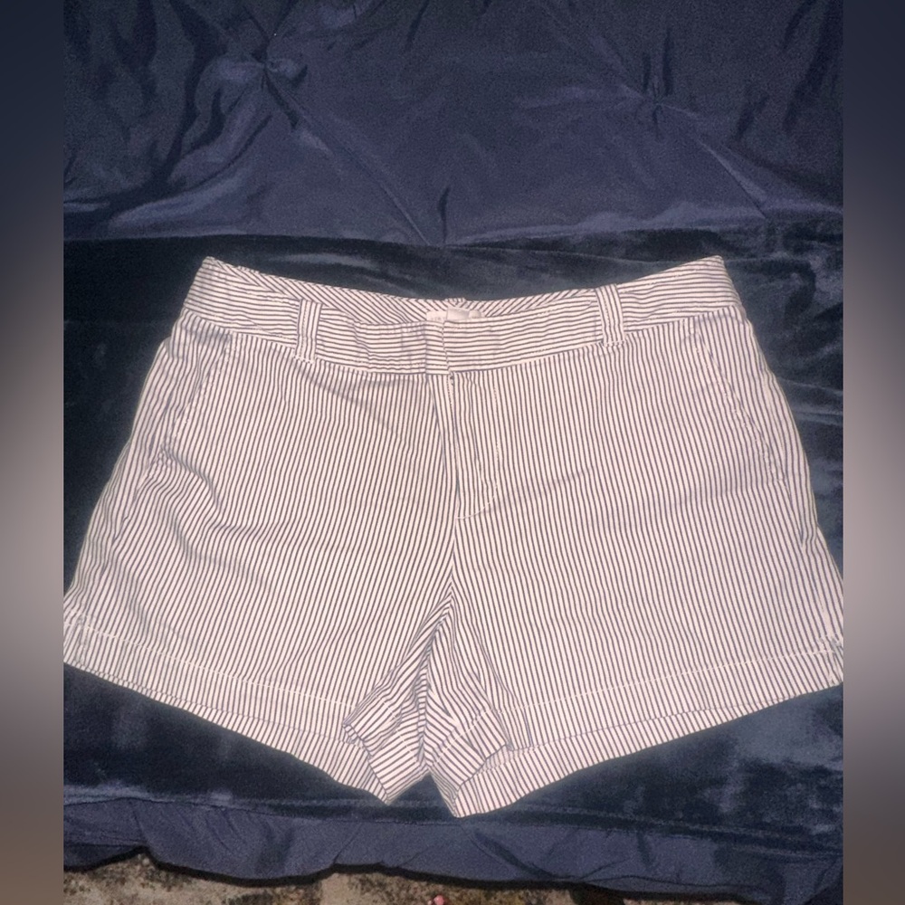 Pinstripe Women’s Short Trouser Shorts